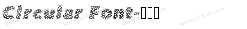 Circular Font字体转换
